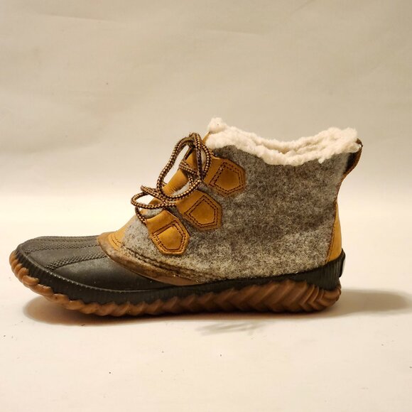 Sorel Out N About Plus Rain Boots in Quarry Women's Size 7 sorel 1834081052 - Picture 8 of 11